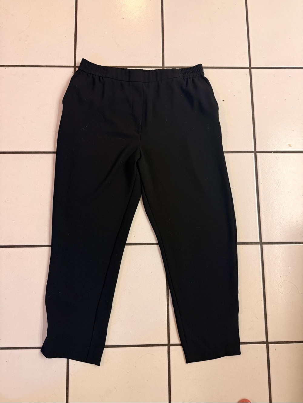 Anthropologie women’s  Black Elastic Waist Trousers